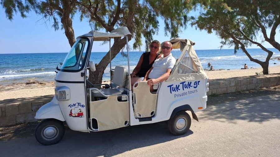 Crete: Private Tuk Tuk Tour of 7 Villages with Tastings - The tastings in Malia: honey, raki, and olive oil, but plan for a sampling