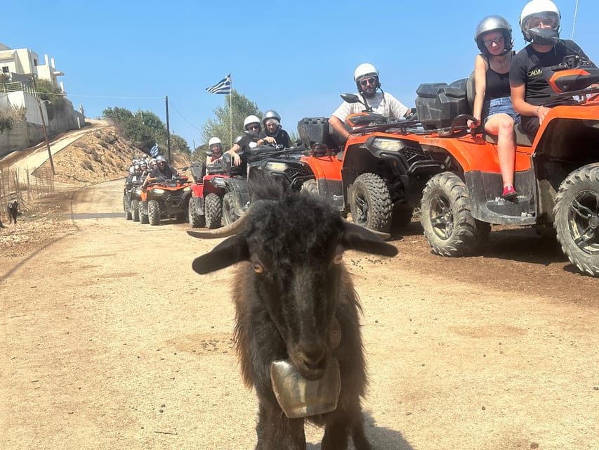 Crete: Quad Safari, Olive Mill with Tasting & Ghost Village - The driving lesson and safety briefing before you hit Agia Pelagia