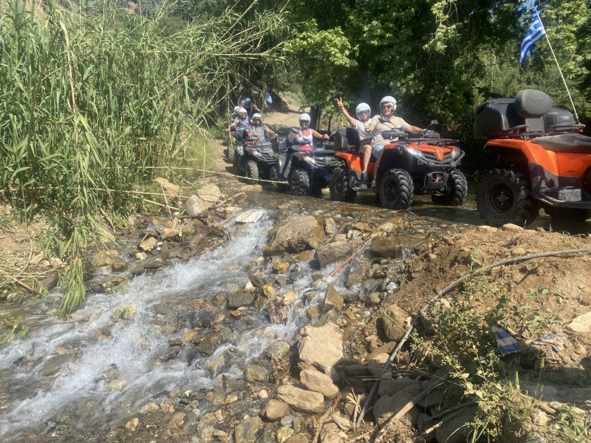 Crete: Quad Safari, Olive Mill with Tasting & Ghost Village - Peninsula Resort check-in: helmets, Stan at the start, and what time means