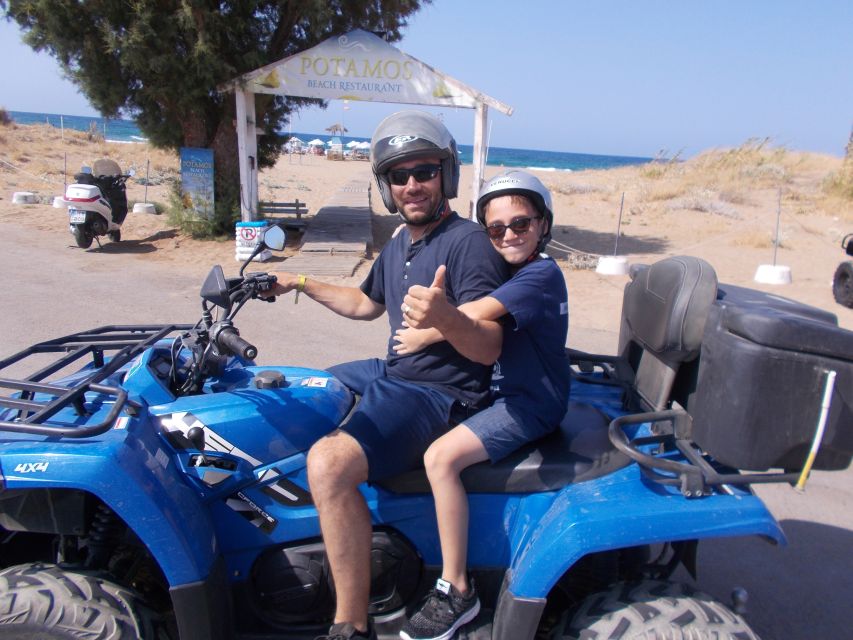 Crete: Quad Safari with Monastery, Malia Palace and Lunch - Sisi Beach Swim Finish at Potamos Beach