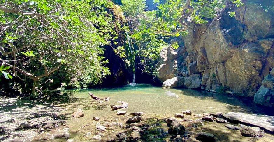 Crete: Richtis Gorge & Waterfall Guided Hiking Tour - The 20m Richtis Waterfall, Photos, Time to Pause, and Possible Bathing