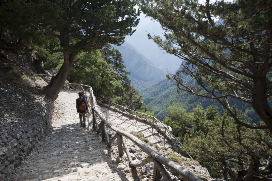 Crete: Samaria Gorge Hike - The Abandoned Village of Samaria and the Iron Gates Pinch Point