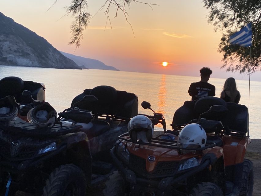 Crete: Sunset or Morning Quad with Local Products Tasting - From Agia Pelagia to Sea Cliffs, Without the Usual Tourist Rush