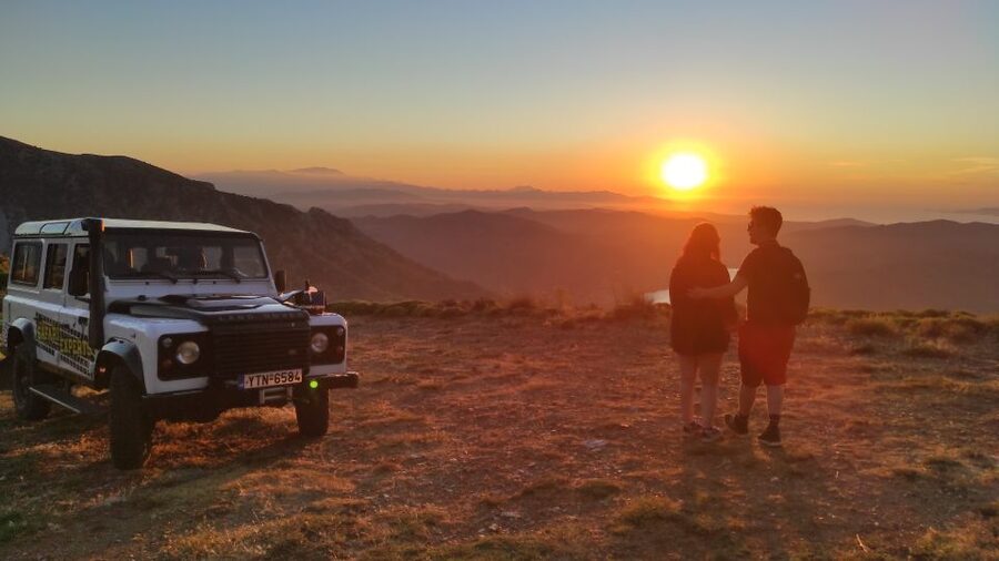 Crete: Sunset Safari - Potamies animal ranch stop: hands-on farm life and local flavors