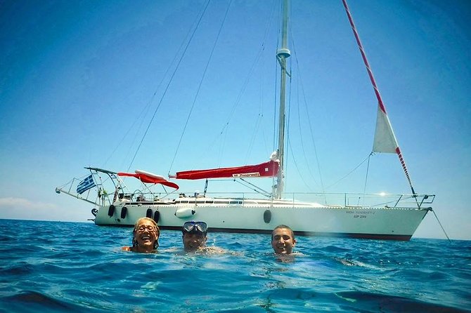 Day Cruise by a Sailing Yacht to the most beautiful bays or Rhodes (Small Group) - Anthony Quinn Bay swim stop: where the day starts in emerald water