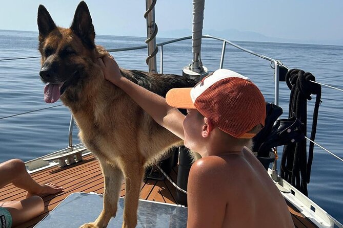 Day sailing Skiathos Skopelos with lunch on Rainbow yacht - Rainbow yacht setup: roomy, calm, and not stuck with a crowded feel