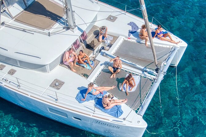 Deluxe Santorini Sailing with BBQ and Drinks Shared Tour - Your sailing route: Red Beach, White Beach, and the lighthouse from the water