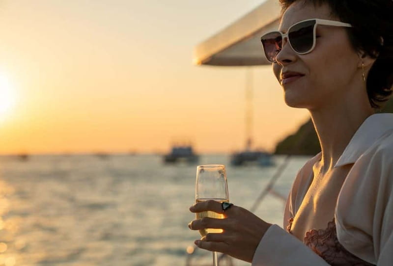 Dia: Day & Sunset Cruise with Menu by Greece's Top 100 Chef - Dia Island time: swimming, snorkeling, SUP, and fishing gear