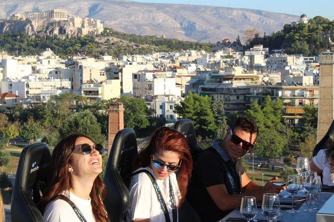 Dinner in the Sky Athens - The rotating 40 meters above Athens: photos, views, and wind reality