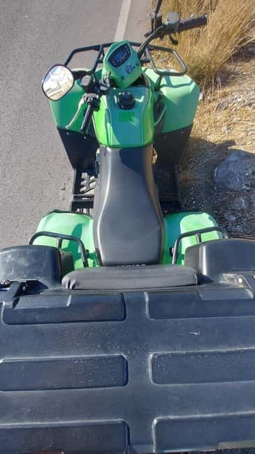 Discover Santorini on Quadbike Available with pick up! - Driving reality check: easy to get going, still respect the road