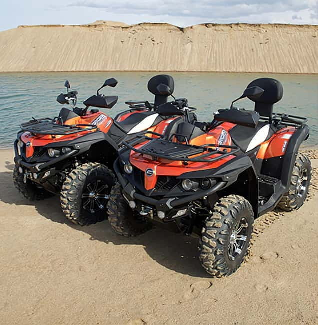Discover Santorini on Quadbike Available with pick up! - Building your own Santorini loop with the included map