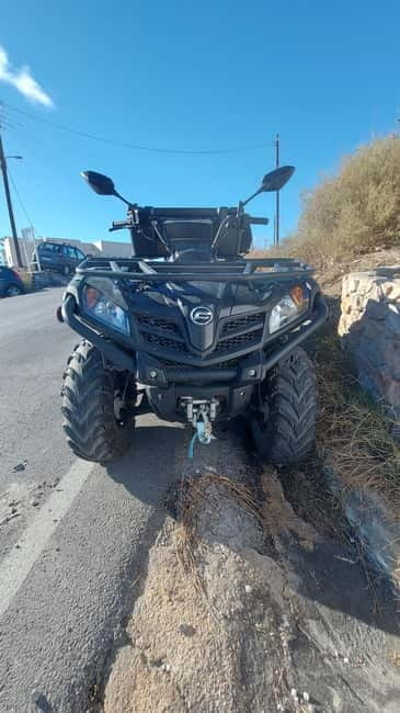 Discover Santorini on Quadbike Available with pick up! - Fuel, parking, and the cost reality check