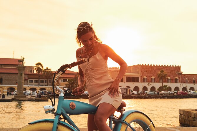 E-Bike Photo Stop Tour - Colossus of Rhodes photo stop: a must-see marker on the route