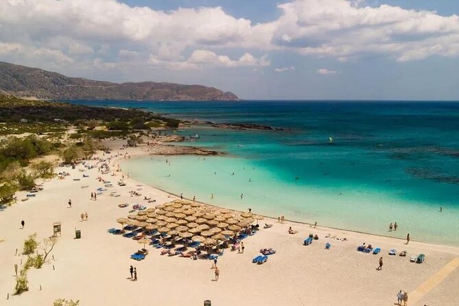 Elafonissi Beach Tour from Chania with stop in Elos Village - Crowds, Sunbeds, and Bringing the Right Beach Kit