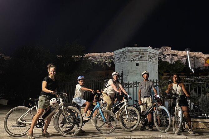 Electric Bike Tour of Athens by Night - Stadium photos and the changing of the Guards stop