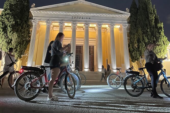 Electric Bike Tour of Athens by Night - Arch of Hadrian: a quick, free photo moment