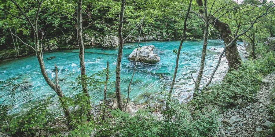 Epirus: Easy Rafting Experience on the Voidomatis River - The van transfer from the base to the bridge start: views that help time pass