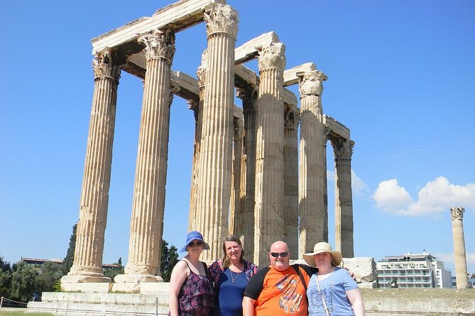 Essential Athens and Cape Sounion, Poseidon's Temple, Private Day Tour - Temple of Olympian Zeus: big ruins, big questions