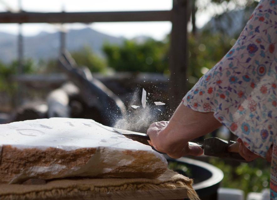 Experience Marble Carving: Naxos Island - Food, Drinks, and the Friendly Farm Atmosphere