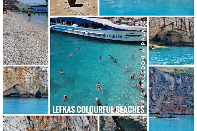 Explore Ionian Sea with its 50 shades of blue on Makedonia Palace - Porto Katsiki: 20 minutes for cliff drama and beach photos