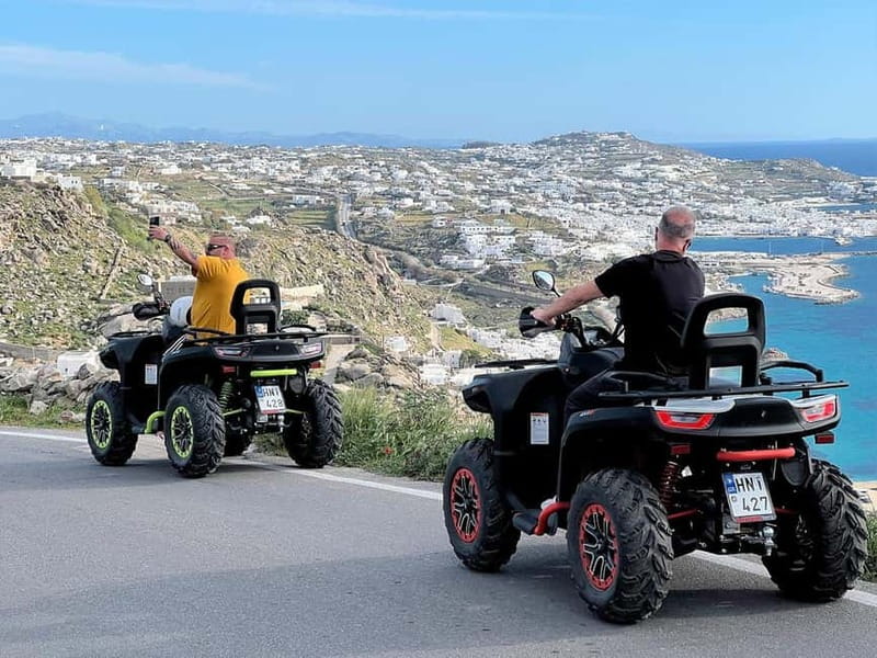 Explore Mykonos Island with a 650cc ATV / QUAD Tour - Your route in plain terms: from Old Port to quiet beaches