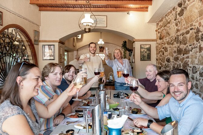 Explore the hidden food gems of Athens - Monastiraki Lunch With Wine, Tzatziki, and an Acropolis-View Finale