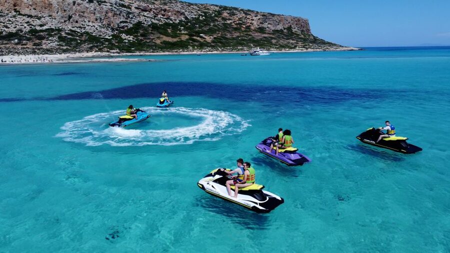 Falasarna: Jet Ski Safari to Balos Beach - What the Jet Ski Ride Feels Like (Including Windy, Choppy Days)