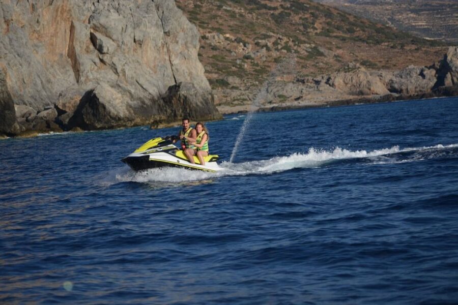 Falasarna: Jet Ski Safari to Balos Beach - Gramvousa Shipwreck Photo Pass on the Way Back