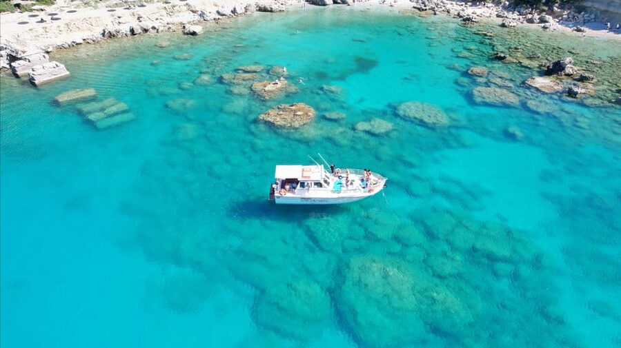 Faliraki: Boat Trip to Afantou Caves, Antony Quinn, Ladiko - Anthony Quinn Bay: Best Swim Time and Fish-Friendly Fun