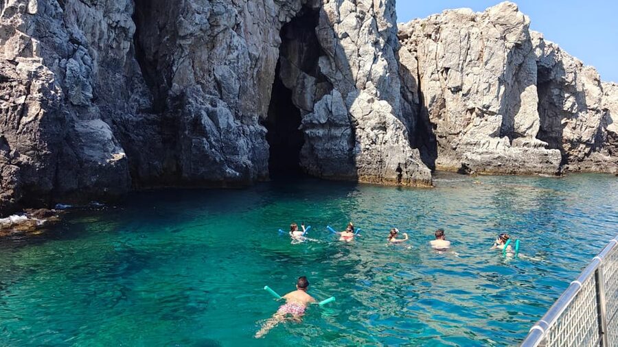 Faliraki: Boat Trip to Afantou Caves, Antony Quinn, Ladiko - Handmade Cocktails and What Makes the Onboard Food Feel Worth It
