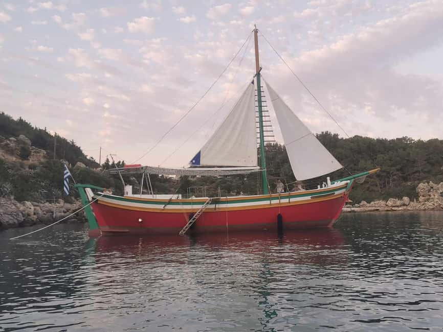 FALIRAKI: BOAT TRIP TO ANTONY QUINN, LADIKO, AFANDOU CAVES - A traditional Odysseia boat day off Faliraki, done the low-stress way
