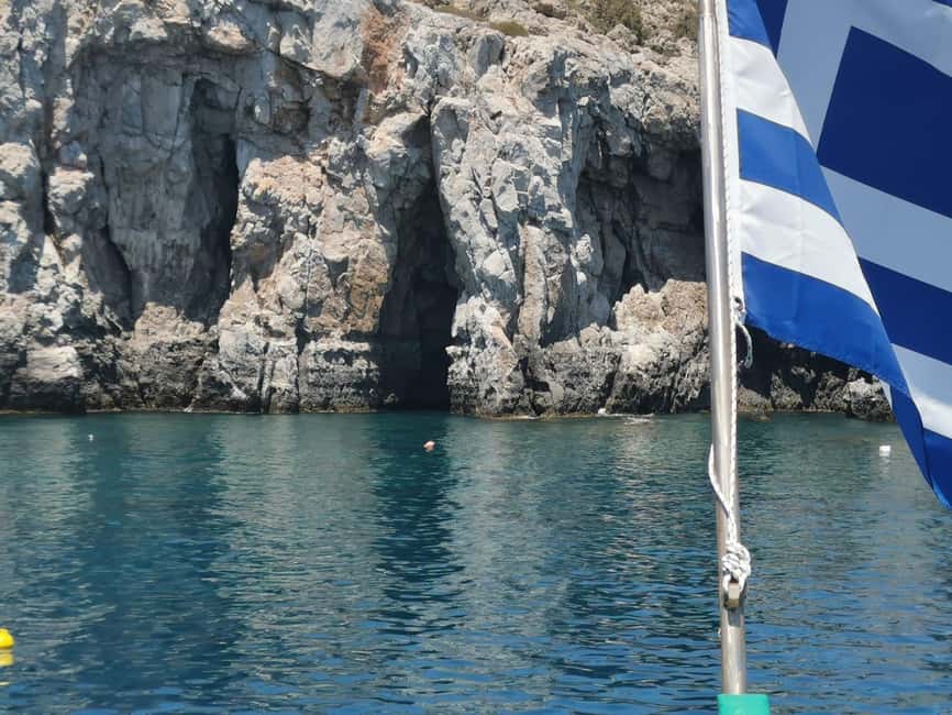 FALIRAKI: BOAT TRIP TO ANTONY QUINN, LADIKO, AFANDOU CAVES - Afandou Caves stop, snorkeling and cave exploring without the pressure