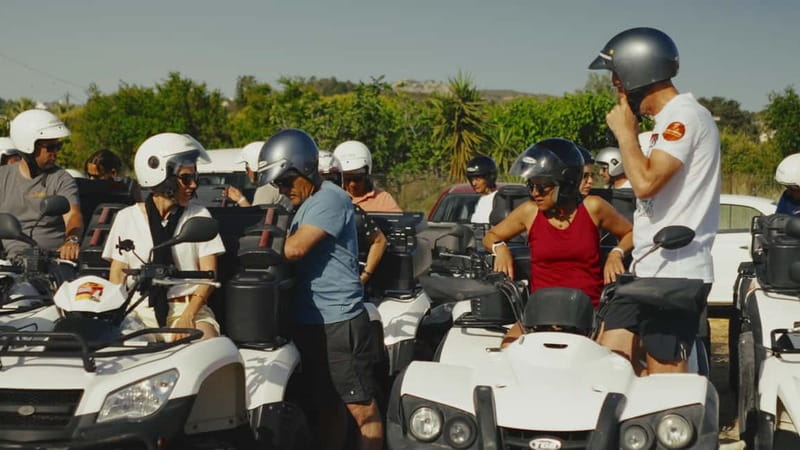 Faliraki: Quad Safari Tour - Helmets on, skills in: how the ride gets safer and more fun