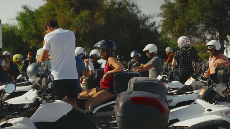 Faliraki: Quad Safari Tour - Getting going in Faliraki, before the dirt even starts