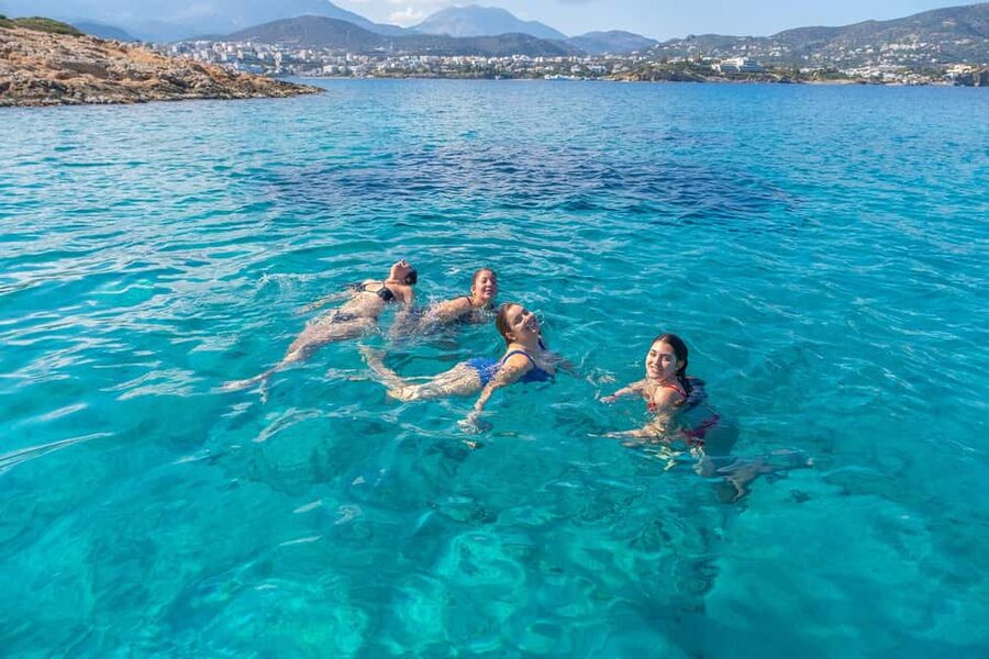 Fishing Trips Agios Nikolaos - The Swim Stop: Turquoise Water Break in a Picturesque Bay