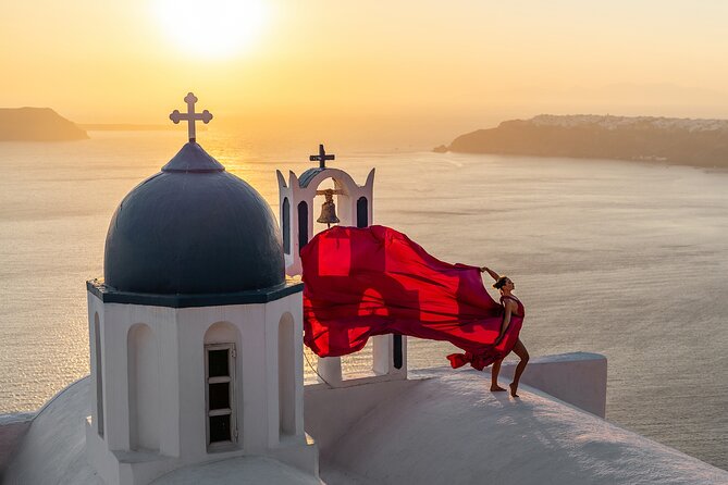 Flying Dress Photoshoot in Santorini by Flying Dress Photo © - Quick hits before you book