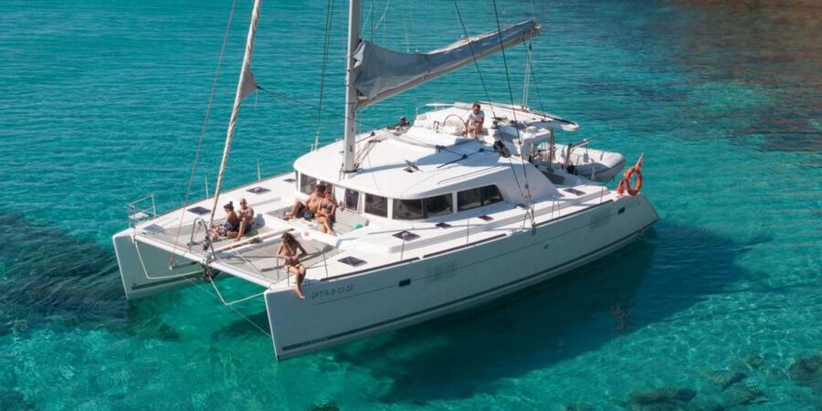 From Adamas: Milos and Poliegos Catamaran Cruise with Lunch - Lunch, Open Bar, and the Stuff You Actually Want While Touring