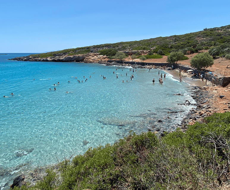 From Ag. Nikolaos: Spinalonga & Kolokytha Cruise with Lunch - A half-day cruise that mixes fortresses and real beach time