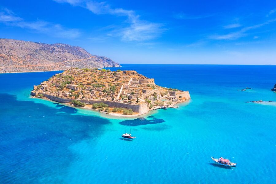From Ag. Nikolaos: Spinalonga & Kolokytha Cruise with Lunch - Sailing out of Agios Nikolaos, then cruising Mirabello Bay