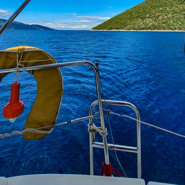 From Agia Efimia: All Inclusive Sailing Day Trip to Ithaca - Lunch and the second swim stop near Lygia-Pera Pigadi