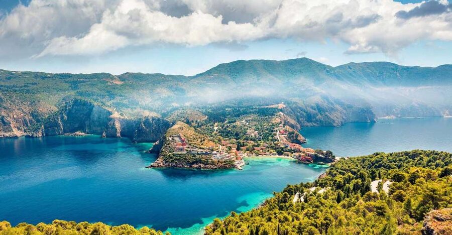 From Argostoli: Kefalonia Shore Excursion Highlights Tour - Melissani Cave by Rowing Boat: the underground lake moment