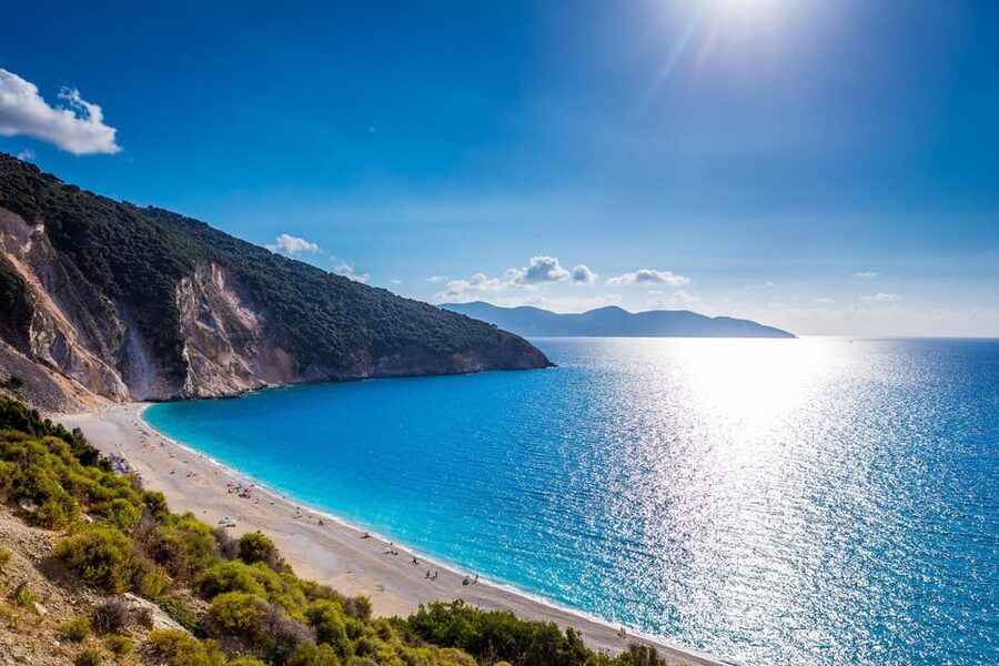 From Argostoli: Melissani Lake and Myrtos Beach Tour - Pickup and drop-off in Argostoli and Lassi, including cruise terminal access