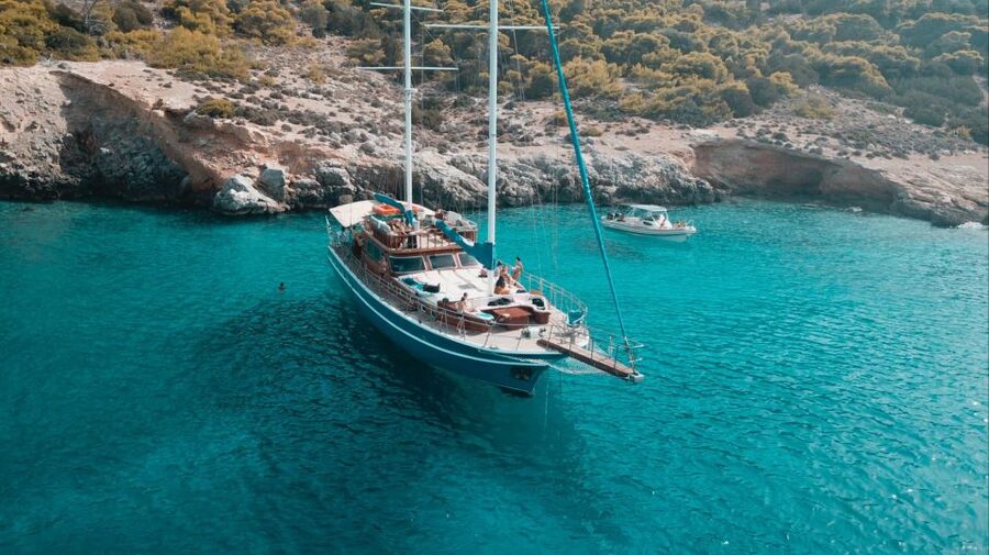 From Athens: Agistri, Moni & Aegina Day Cruise with Swimming - Moni or Metopi swim stop: the water part you actually paid for