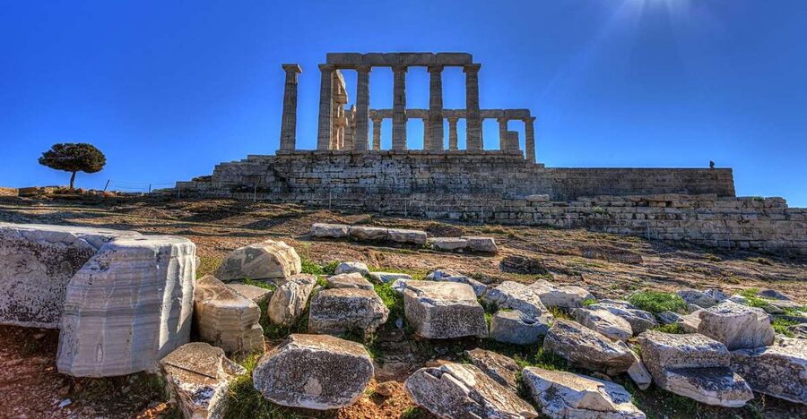 From Athens: Cape Sounio and Temple of Poseidon Private Tour - The coastal road route: Glyfada to Vouliagmeni to Lagonisi