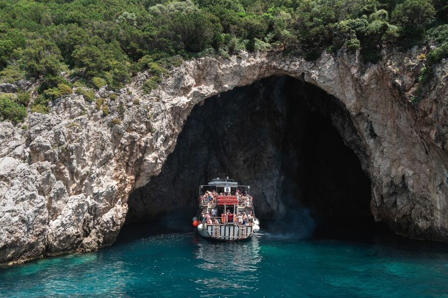 From Benitses/Lefkimmi: Blue Lagoon & Papanikolis Cruise - What to bring for Blue Lagoon sun and boat reality