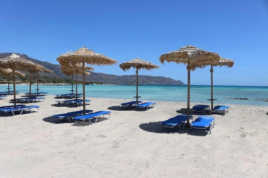 From Chania: Elafonisi Pink Sand Beach Day Trip w/ Elos Stop - Elafonisi pink sand and turquoise lagoons: what you are actually buying