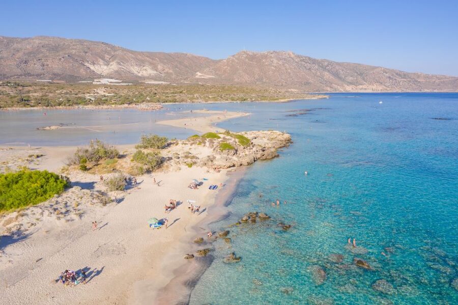 From Chania: Elafonisi Pink Sand Beach Day Trip w/ Elos Stop - The drive from Chania: air-conditioned comfort plus real mountain time