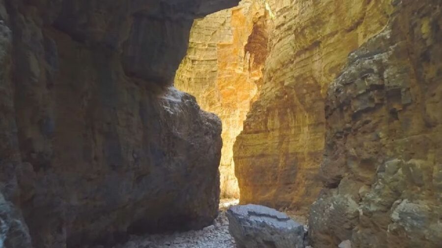 From Chania: Imbros Gorge Guided Hike and Village Visit - Inside Imbros Gorge: cliffs, the “big squeeze,” and named landmarks