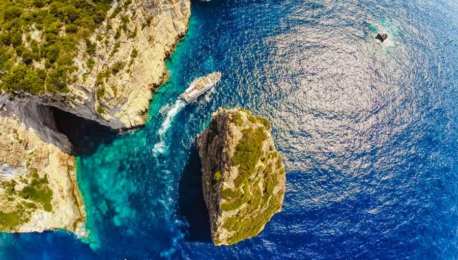 From Corfu: Day Cruise to Paxos, Antipaxos, and Blue Caves - Gaios Village Walk, Sea-View Lunch, and Real Island Time