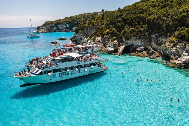 From Corfu: Day Cruise to Paxos, Antipaxos, & the Blue Caves - Paxos and Antipaxos in One Day, With Cave Time That Actually Fits